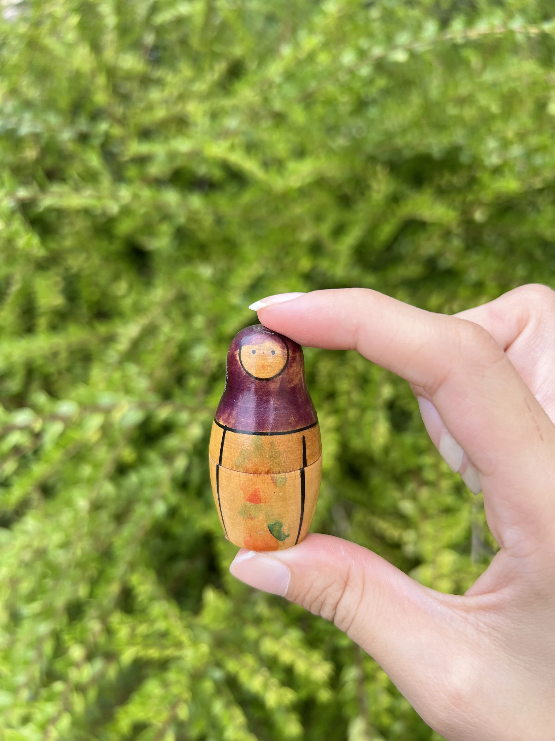🪆 Mini muñeca rusa de madera vintage Beriozka – matrioshka – photo 12